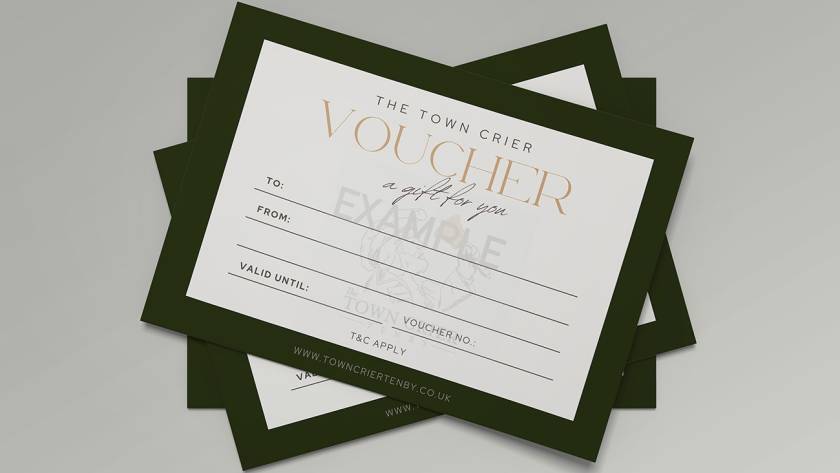 Town Crier Tenby Gift Vouchers
